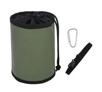Gralara Mini secchio portautensili, portaoggetti, resistente all'acqua, robusto, versatile, compatto per tecnici, Verde