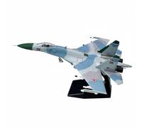 Gralara Modellino di Caccia Su-27 Altamente Dettagliato Riproduzione Aereo da Combattimento Sovietico Aereo da Caccia in 1/100 per Vetrina, Ufficio