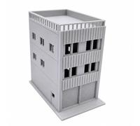 Gralara Modello di Edificio con Dettagli Strutturali Stampati Dettagliato Modello di Edificio in Plastica da Esposizione Diorama per Studenti Architettura, Stile B