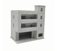 Gralara Modello di Edificio con Dettagli Strutturali Stampati Dettagliato Modello di Edificio in Plastica da Esposizione Diorama per Studenti Architettura, Stile C