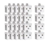 Gralara Morsetti a Giunzione Verticale, Staffa di Montaggio per Pannelli solari, Durata, Accessorio, Robusto, Professionale, Pratico, Fissaggio, 24 Pezzi