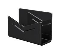 Gralara Organizzatore di da banco in acrilico, porta per scrivania, porta buste per scrivania, per compilare fatture, brochure, documenti, Nero