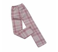 Gralara Pantaloni BJD per Bambola Quadri Dritti con Elastico in Stoffa Design Pratico Unisex Adatti Creazioni Collezionisti Gioco Domestico Mostre, 60CM, Cuore di Fanciulla
