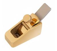 Gralara Pezzi Set di Raschietti per Liuteria Suola Curva Mini Pialla per Ergonomico Pialletto in Ottone Hobbisti, Number 6