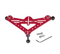Gralara Piattaforma Stabilizzatrice Subacquea Stabile Staffa Pan Tilt Robusto Supporto Fotografico a Tripode per Videographer, sotto’acqua, Immersione, Rosso E Nero, Rosso E Nero