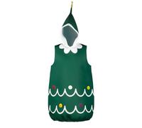 Gralara Poncho con Cappuccio Comodo | Festivo, Tridimensionale, Mantello con Cappuccio, per Recite Scolastiche, Bambini