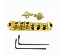 Gralara Ponte Selle a Rullo Metallico | Regolabile, Ponte a Rulli per Chitarra, in Lega di Zinco, Hardware, Manutenzione, Chitarristi, Oro
