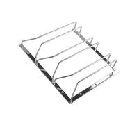 Gralara Porta Bicchieri da Vino Sottopensile in Metallo Resistente Alla Ruggine Supporto Salvaspazio Appendi Calici da Cucina Organizzatore Sospeso Adatto, 27 cm Terza fila