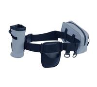 Gralara Porta Canna da Pesca Cintura da Pesca con Borsa Impermeabile Porta Attrezzi Sacchetti Staccabili Regolabile Adatta per Pescatori Pesca D'Altura Uso Qu, Grigio