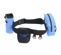 Gralara Porta Canna da Pesca Cintura da Pesca con Borsa Impermeabile Porta Attrezzi Sacchetti Staccabili Regolabile Adatta per Pescatori Pesca D'Altura Uso Qu, Blu