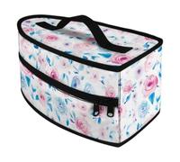 Gralara Portaferro Da Stiro Organizer Borsa Protettiva con Manico Imbottito E Pratica Zip in Poliestere Utilizzabile per Vacanze Armadi Cassetti, Style C