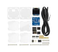 Gralara Progetto di Saldatura del Kit di Orologio Digitale Fai -da -Te Electronic Small Clock Alarmismo Fai da Te per Soggiorno Dormo