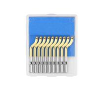 Gralara Raschietto Sbavatore Professionale con Punta a Uncino E Gambo Cilindrico da 3 Mm per Eliminare Sbavature E Levigare Bordi di E perfici Metalliche con Custodia per Lavorazioni Meccaniche , Bs1012
