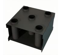 Gralara Rastrelliera con da 50 Mm Verticale Design Compatto Salvaspazio, Rastrelliera Bilancieri da Terra, Supporto per Bilancieri Olimpici Pavimento