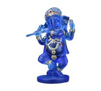 Gralara Scultura in resina del indù del successo, centrotavola, decorazione ornamentale, scultura Signore a, statuetta di per sala di, Blu