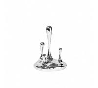 Gralara Scultura per Vetrina in Resina con Superficie a Specchio E Base per Credenza Ripiano Contenitore Oggetto Decorativo per Soggiorno Contemporaneo Stile Pulito, S