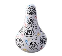 Gralara Sella per Bicicletta per Bambini con Imbottitura Antiscivolo, Comoda E Ammortizzante. Ideale per Il Ciclismo su Strada E All'aperto, Linee Nere