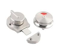 Gralara Serratura per Porta con Indicatore per Bagno, Serratura per WC per Servizi Igienici Pubblici Commerciali