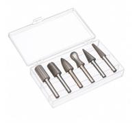 Gralara Set da 1 Limetta Rotativa per Scultura in Pietra con Punta in E Gambo da 6 Mm per Lavorazione di Metallo E Legno Adatta per Uso Artigianale