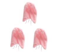 Gralara Set di 3 Lettiere per Uccelli, Comode E Calde, Accessorio per Cuccia per Pappagalli, Materassino per Nido per Uccelli, Soffice Lettiera per Conuri, Rosa