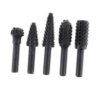 Gralara Set di punte elicoidali per lavorazione legno e frese rotanti, 5 Pezzi