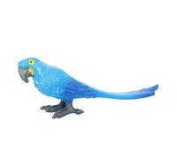 Gralara Simulata, Modello di Pappagallo, Giocattolo, Statuetta di Uccello Realistica, Decorazione per Torta, Regalo per Bambini, Giocattolo, Blu