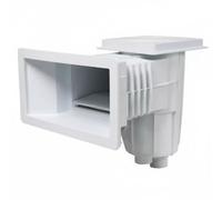 Gralara Skimmer Piscina Skimmer Superficie Schiumatoio Aspiratore Materiale Robusto Progettazione Unificata con Montaggio a Parete Adatto per Piscine, Aq-0040