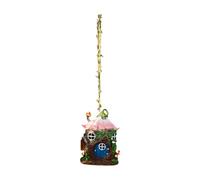 Gralara Solar Power Garden Statue Light, Outdoor Memorial Gift, Resina Outdoor Solar Light, Figurina per la casa Fata di Funghi per Patio Balcone