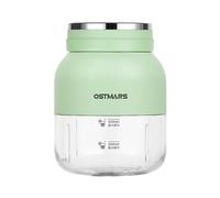 Gralara Spremiagrumi elettrico Tazza per bere Robusta bottiglia d'acqua portatile per frullatore per picnic Ufficio Pompelmi Limone, Verde