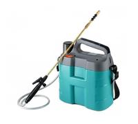 Gralara Spruzzatore Elettrico Tracolla Larga Pompa Irroratrice a Batteria Involucro Impermeabile Nebulizzatore da Giardino a Spalla per Giardinieri, Serra, 8L, Asta Rame W