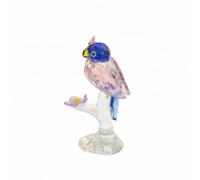 Gralara Statuetta a Forma di Gufo Effetto Cristallo Statuetta di Rapaci Notturni Elegante Soprammobile ngresso,