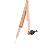 Gralara Strumento per Tracciare Cerchi da Disegno per Matematica Resistente Strumento Tracciare Cerchi di Legno Pratico di Mirazione, Testa Di Metallo