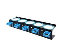 Gralara Supporto per Flacone Spray, Organizer per Attrezzi per Autolavaggio, Salvaspazio, con 5 Ganci Quadrati, Gancio per Forniture di Pulizia per D, Blu 5 Buche