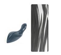 Gralara Supporto per L'Arco di Pilates a Forma L'allenamento Dell'equilibrio della Colonna Vertebrale con Imbottitura Opaca, Ideale per L