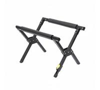 Gralara Supporto Pieghevole per Ghiacciaia Elevata Capacità di Carico Supporto per Box Termico Montaggio Rapido Alza Contenitori da Esterno per Campeggiatori, Nero Regolabile