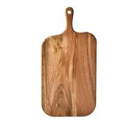 Gralara Tagliere in legno con manico, tagliere regalo per salumi e formaggi, bifacciale per la preparazione dei pasti, frutta, 38 Cm X 19 Cm X 1.5