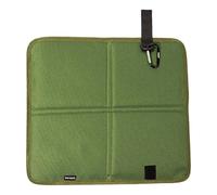 Gralara Tappetino da Campeggio Pieghevole in Tessuto Oxford, Portatile, Multifunzionale, Facile da Usare, con Comodo Gancio, Cuscino per Seduta, per Picnic, Verde