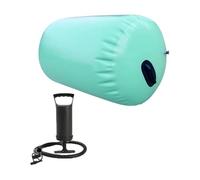 Gralara Tappetino Gonfiabile per Handspring con Rullo ad e Pompa, Cilindro di Equilibrio Multiuso, Tappetino Gonfiabile per Esercizi di Danza, 70cmx90cm