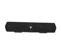 Gralara Tappetino per Rubinetto lavello in Silicone, paraspruzzi per Rubinetto, Antiscivolo, 76 cm x 15,3 cm, Tappetino per Scarico Rubinetto Cucina per Bar, Nero