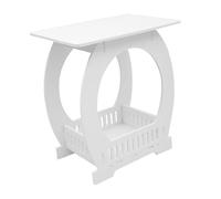 Gralara Tavolino da caffè scrivania mobili per camera da letto arredamento per la casa shelf shifter per soggiorno ristorante salario, Altezza 46 Cm