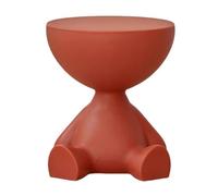 Gralara Tavolino laterale piccolo tavolino minimalista multifunzione piatto piatto piatto per il comodino spaziale balcone interno, Rosso