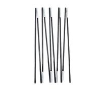 Gralara Telescopico Tenda Asta Sostitutiva Resistente per Tenda Campeggio Barra in Fibra di Vetro con Corda Elastica Flessibile Adatto per Trekking Va, 10 Sezioni