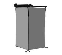 Gralara Tenda da Doccia Laterale per Veicoli, Cabina Doccia Portatile da Campeggio, Riparo per la Privacy per rimorchi, furgoni, SUV, Camion, Auto, Grigio