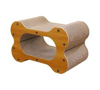 Gralara Tiragraffi per Gatti, Nido per Dormire, Letto in Carta ondulata per Dormire al Chiuso, Doppio Nido