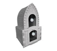 Gralara Tiragraffi per Gatti, Protezione per mobili, casetta Gioco, Nido, Giocattolo, Nido per Gattini, Lettino per Dormire all'aperto e per Rilassarsi al, 1 Set