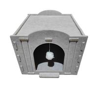 Gralara Tiragraffi per Gatti, Protezione per mobili, casetta Gioco, Nido, Giocattolo, Nido per Gattini, Lettino per Dormire all'aperto e per Rilassarsi al, Piazza