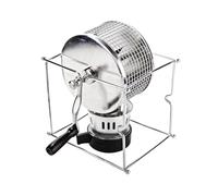 Gralara Tostatrice manuale per chicchi di caffè Mini piccola tostatrice per caffè compatta con manico Rullo per chicchi di caffè per cucina domestica