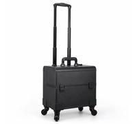 Gralara Trolley Make Up Rigido Valigia Trucco con Ruote Resistente agli Urti Beauty Case da per Truccatori, Salone