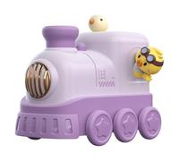 Gralara Umidificatore a Forma di Treno Portatile Nebulizzatore da Scrivania con Luce Notturna Timer 4H/8H capacità Grande Spegnimento Automatico Adatto per St, Viola