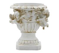 Gralara Vaso di Fiori Decorativo a Forma di Angelo, Unico nel Suo Genere, per Decorare Il Patio del Cortile.